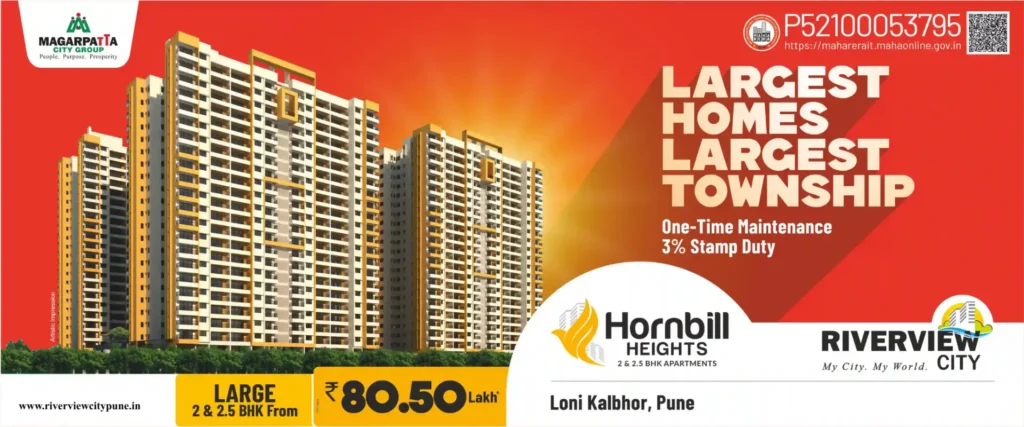 RIverview city Township pune 2 3 bhk Homes